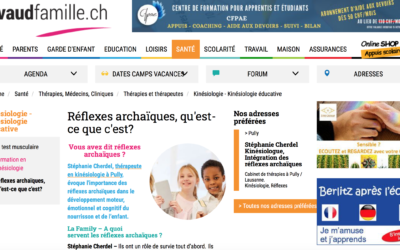 Interview on primitive reflexes on the Vaudfamille.ch website